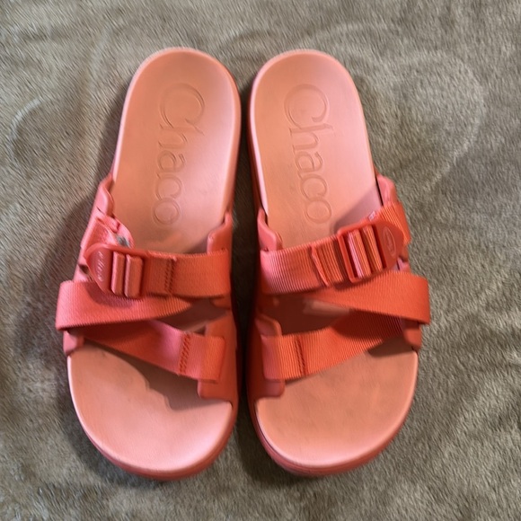 Chaco Woman’s Chillo - Coral slides - Picture 7 of 8
